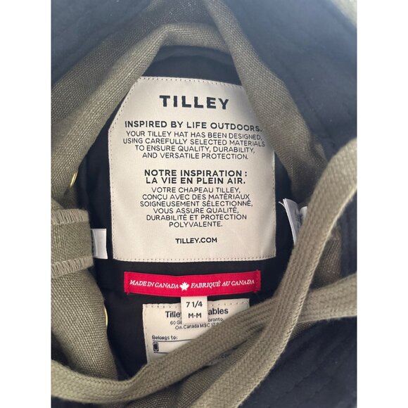 Tilley Heritage Hat Bucket Womens 7 1/4 Medium Camo‎ Green NWOT Hiking Outdoor - Picture 4 of 8